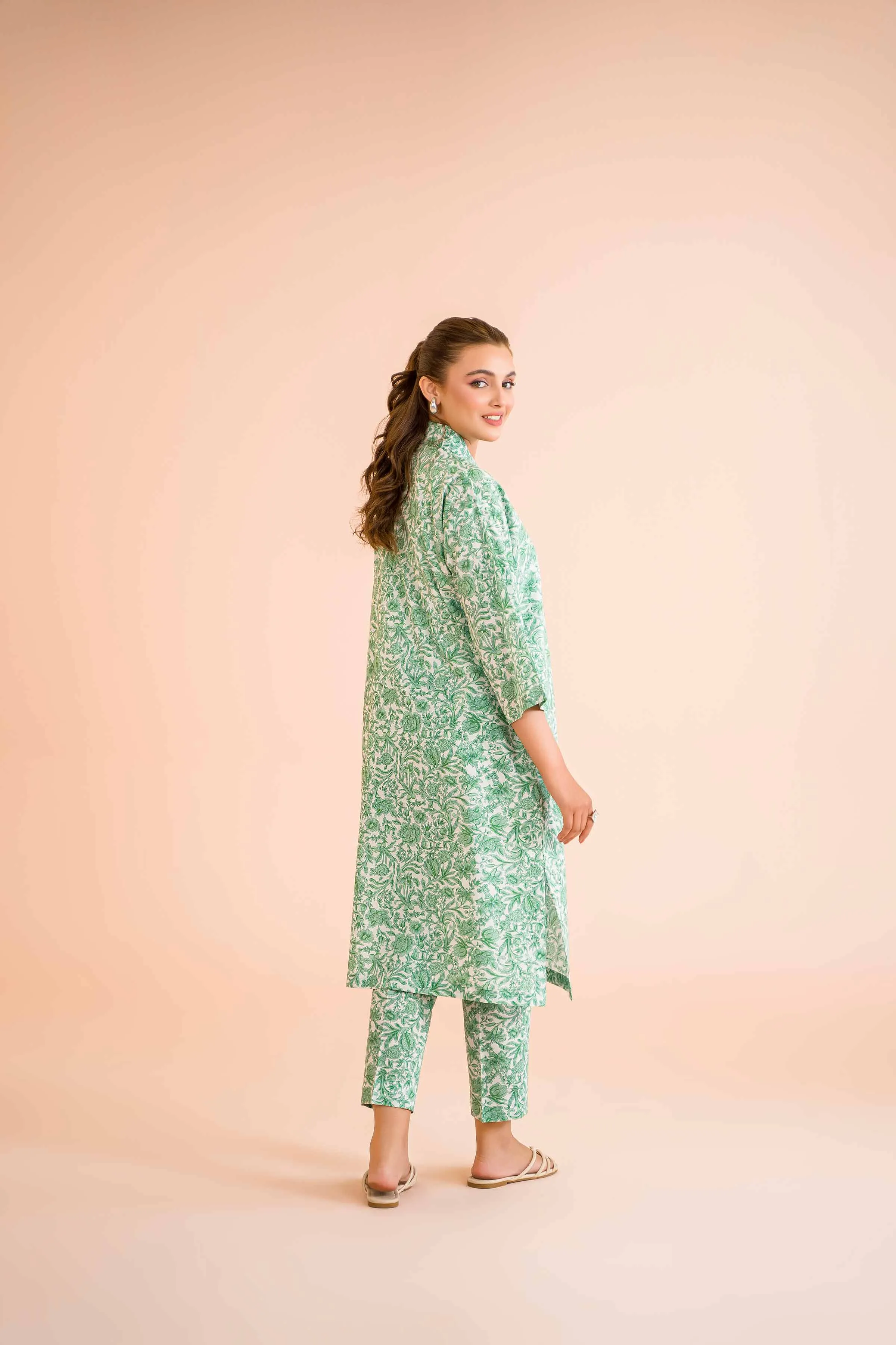 2 Piece - Printed Suit - PE24-402