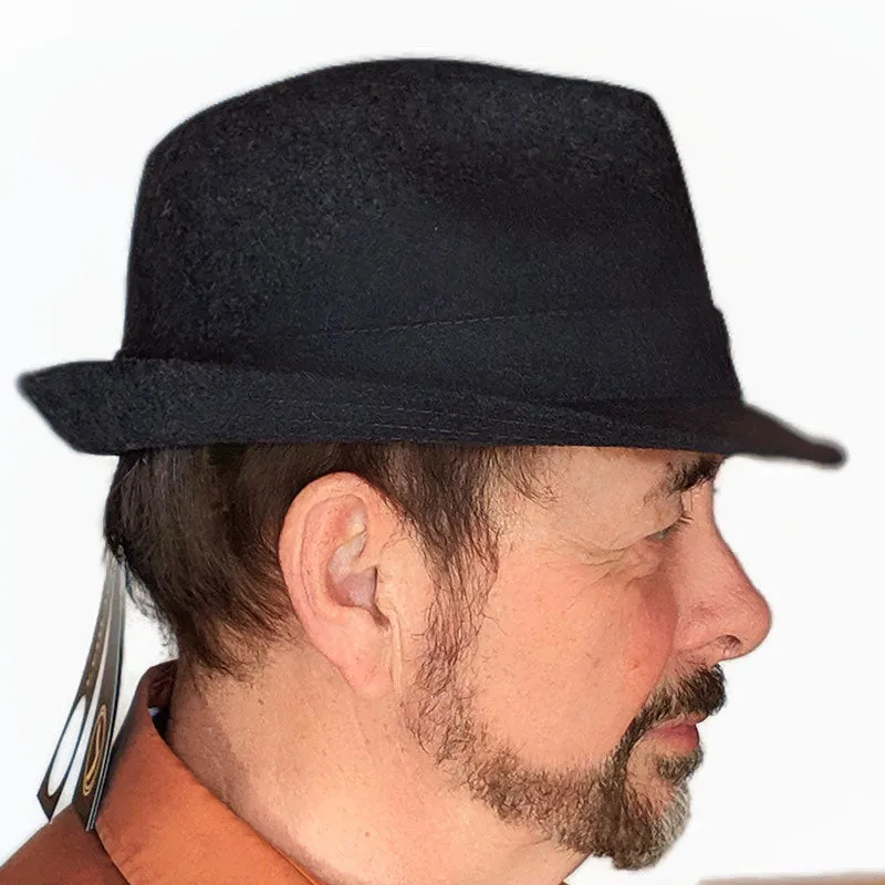 410 Wool Men's Fedora in Charcoal