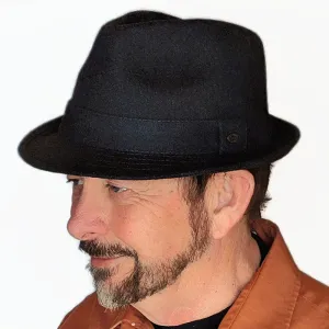 410 Wool Men's Fedora in Charcoal