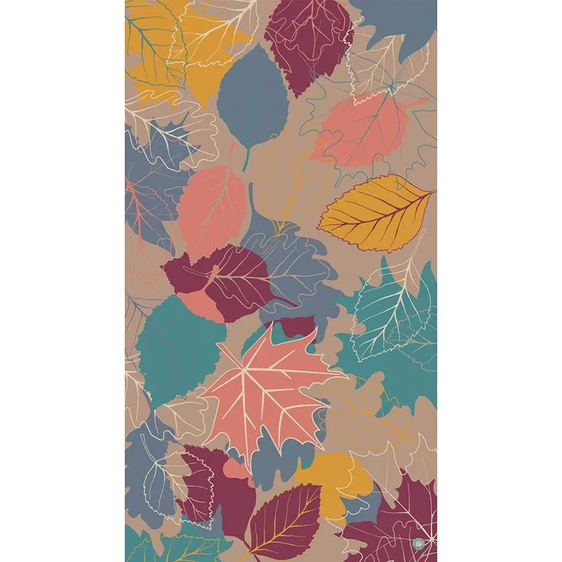 AUTUMN LEAVES PRINT SCARF