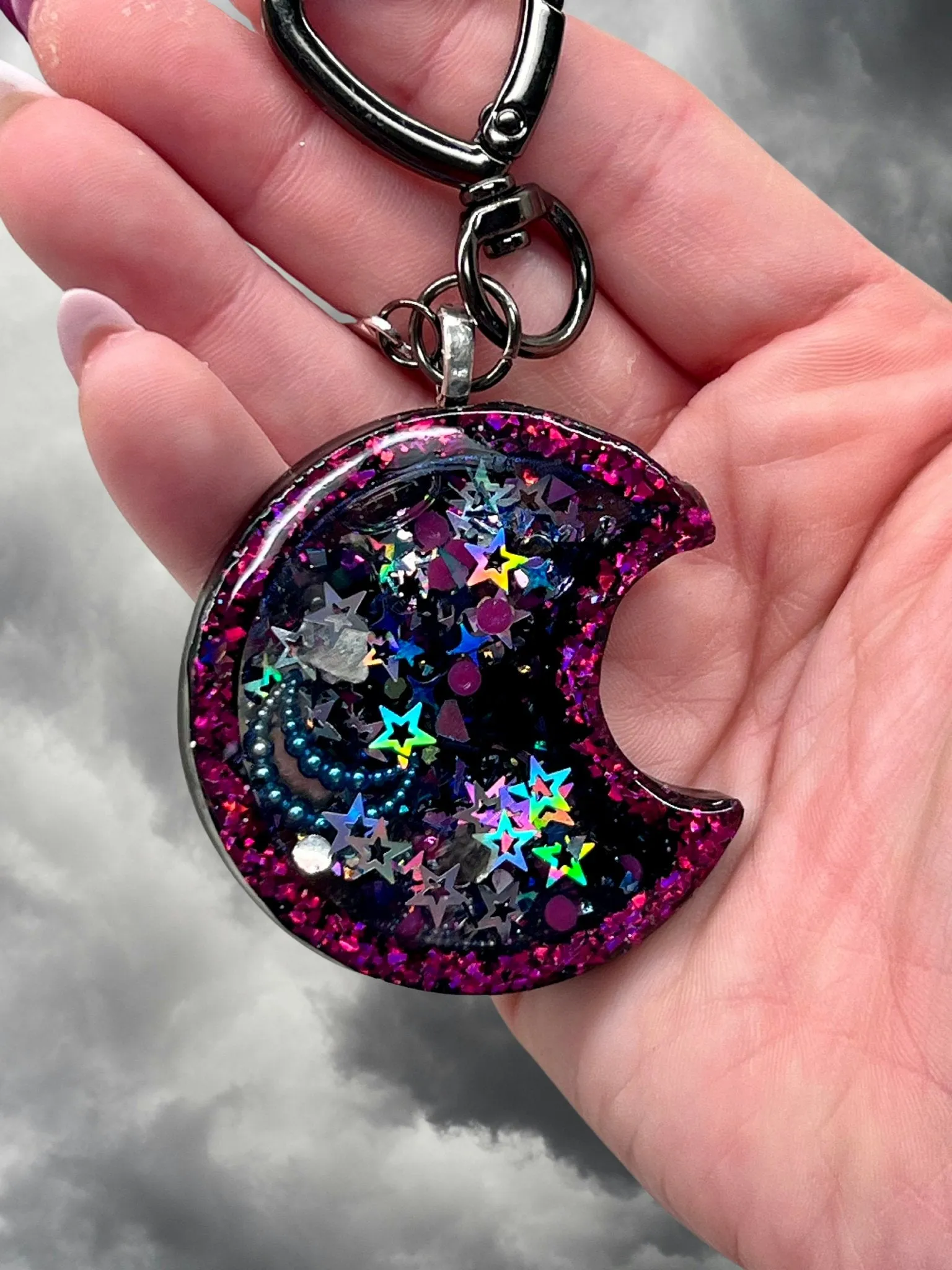 Basic Shape Shaker Keychains