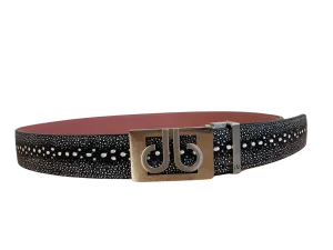 Black & White Stingray Belt