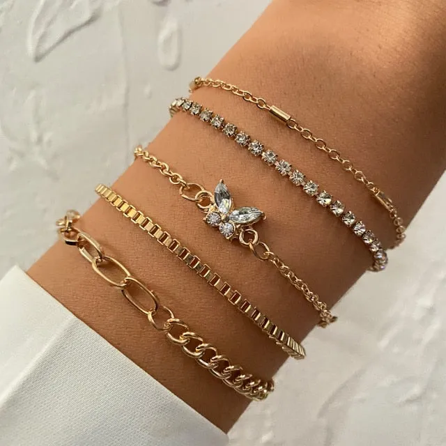 Bohemian Butterfly Bracelet Sets