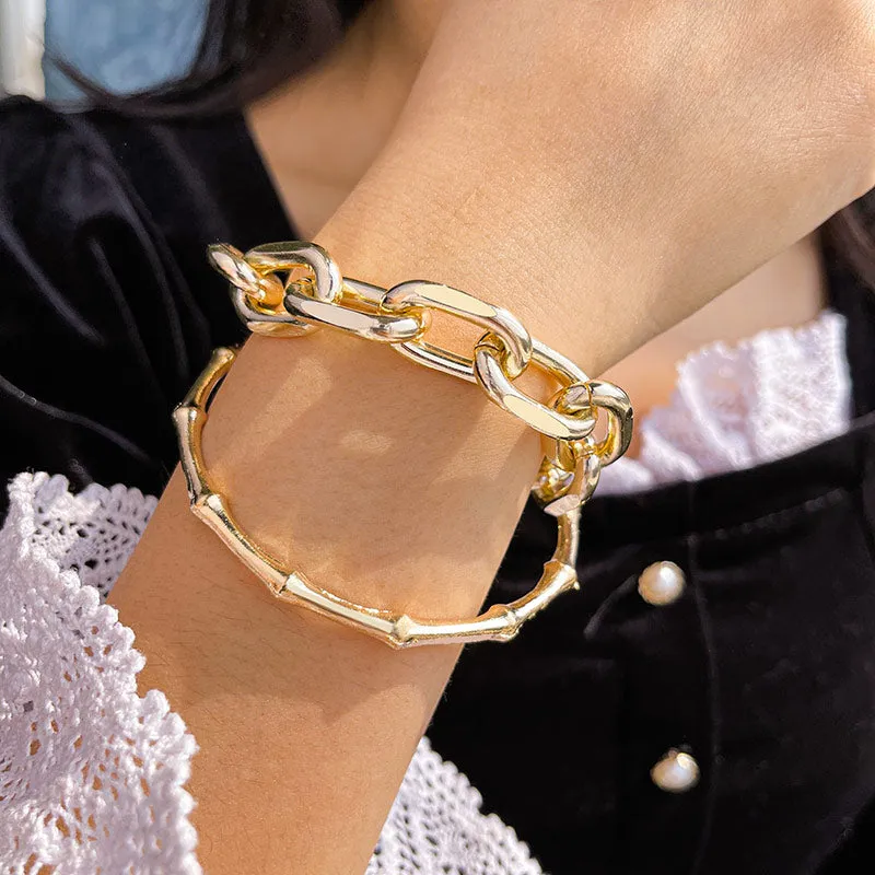 Bohemian Coin Butterfly Alloy Pearl Chain Bracelets For Women