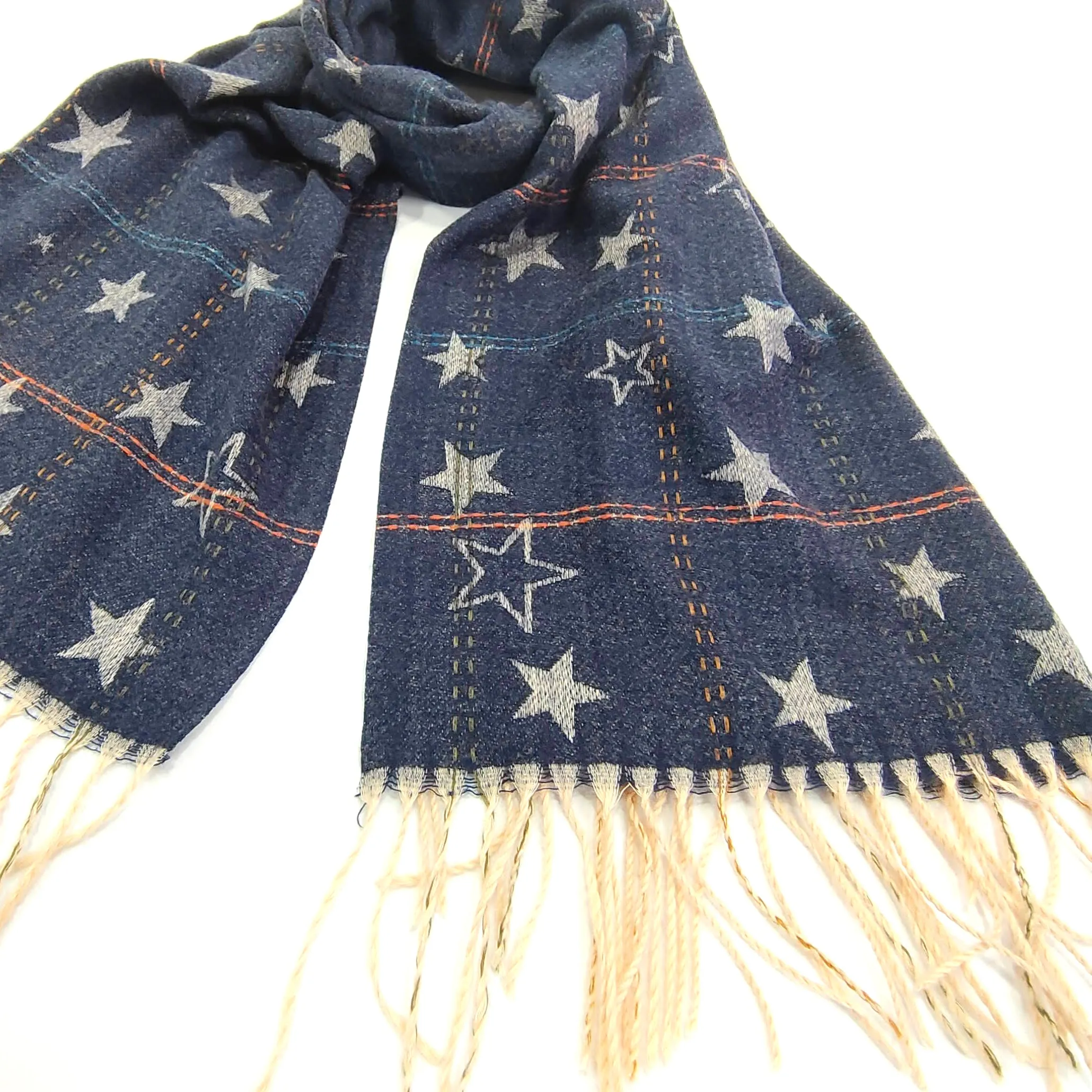 Boilleau - Multi Stars Thick Scarf