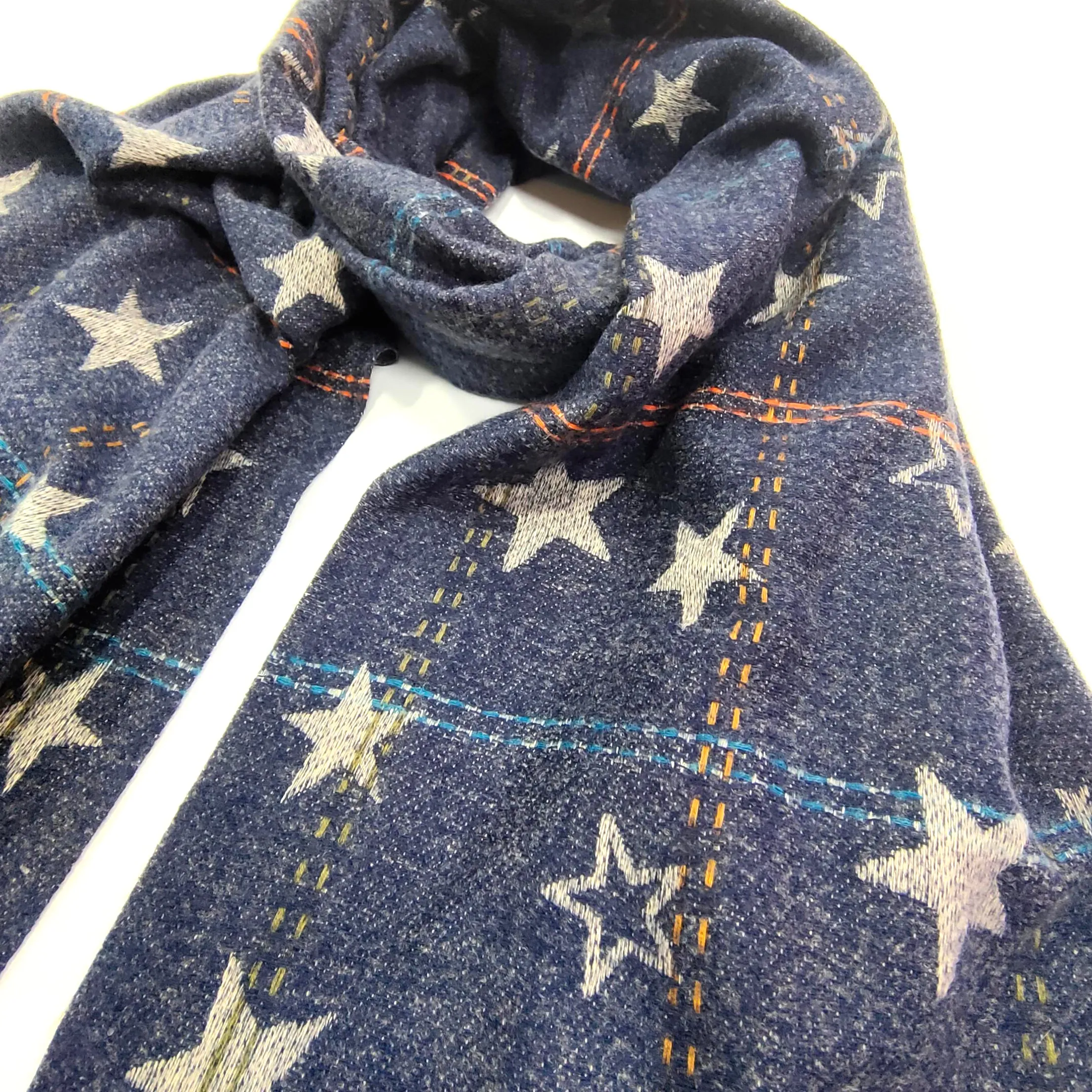 Boilleau - Multi Stars Thick Scarf
