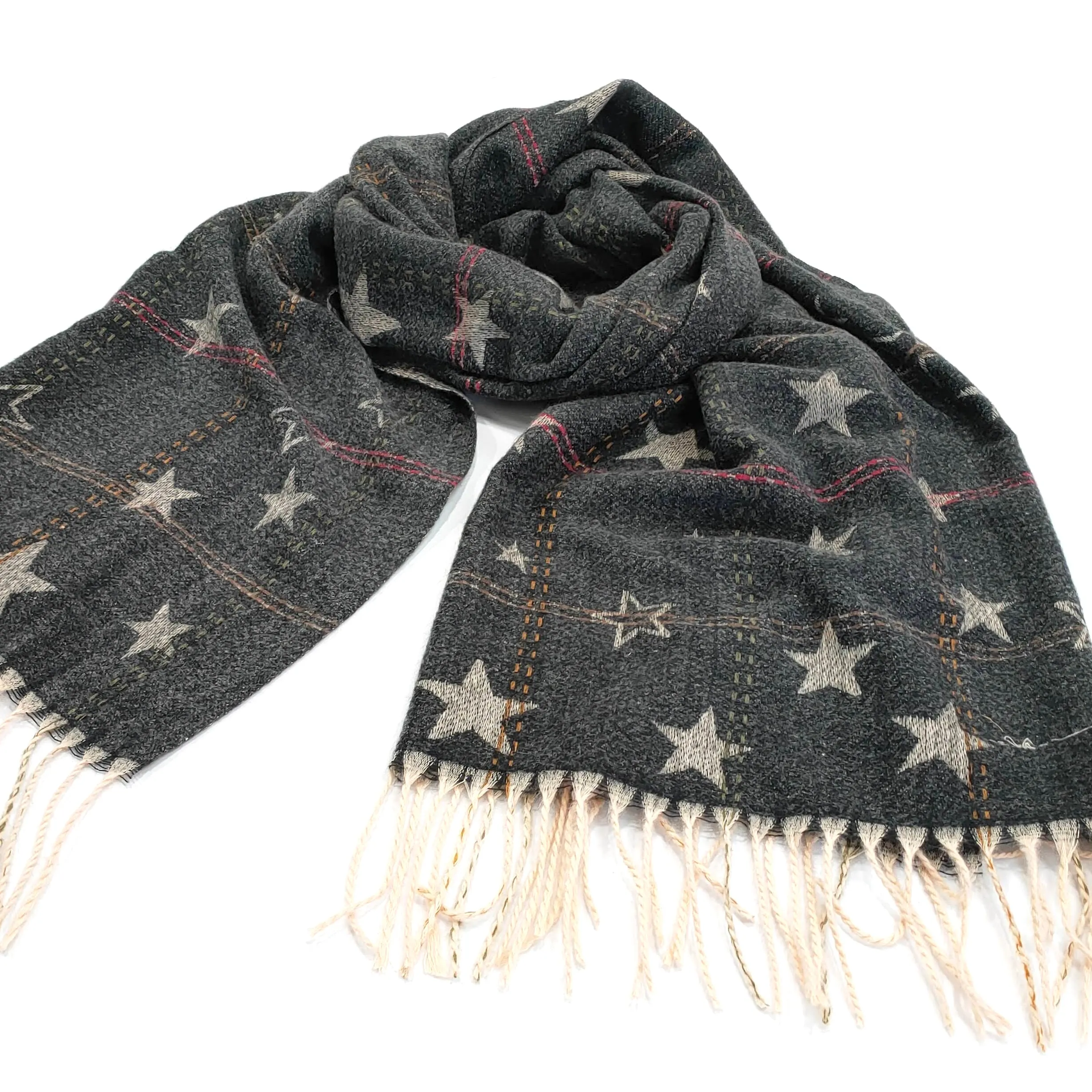 Boilleau - Multi Stars Thick Scarf