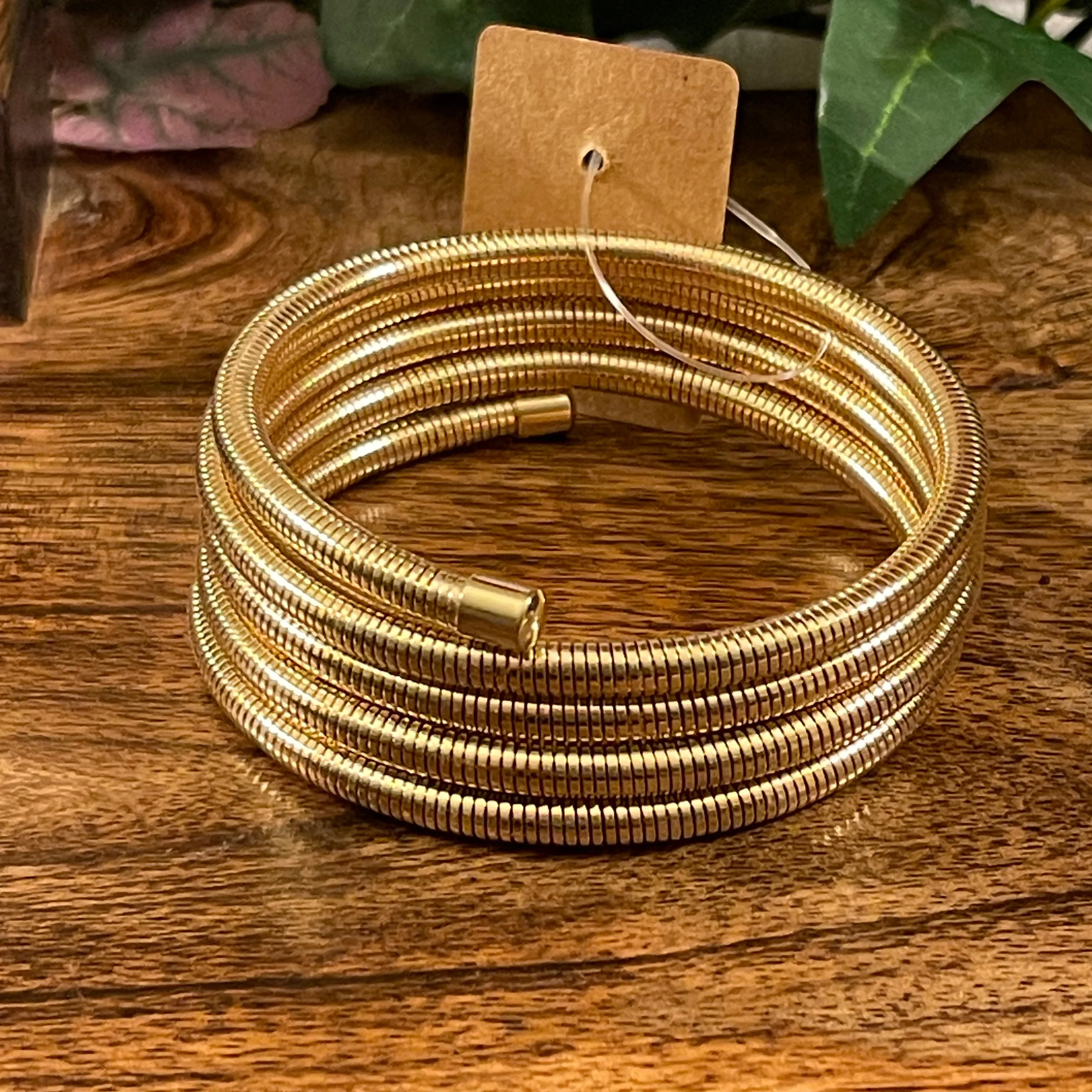Bracelets - Omega Wrap Bangle Bracelet