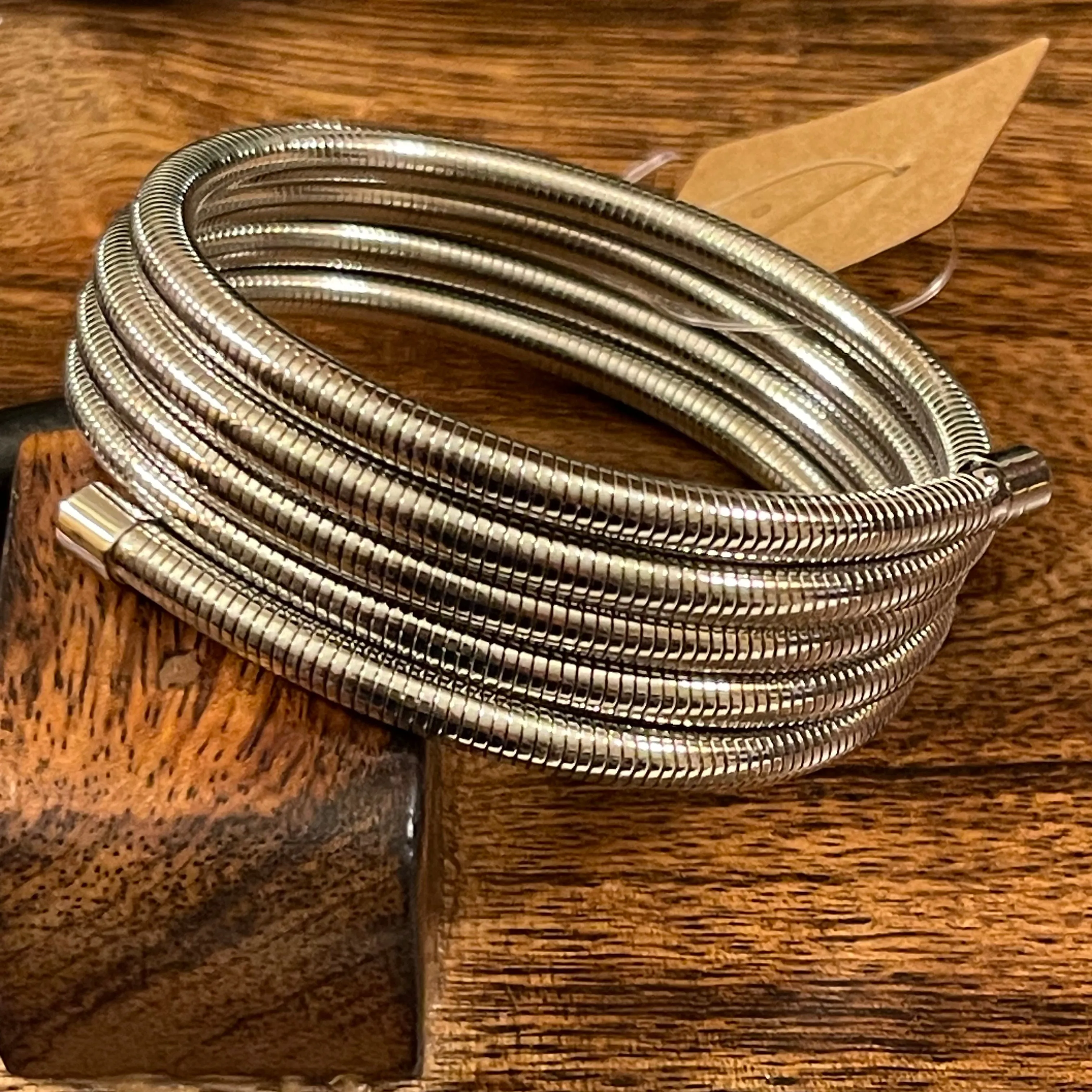 Bracelets - Omega Wrap Bangle Bracelet