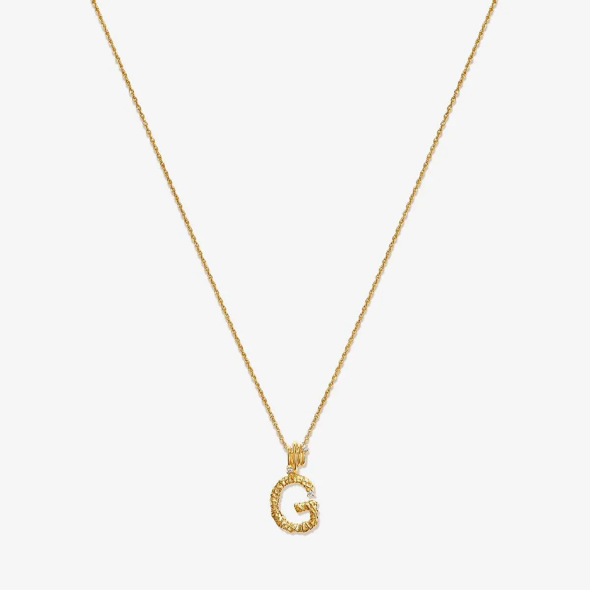 Casper alphabet necklace