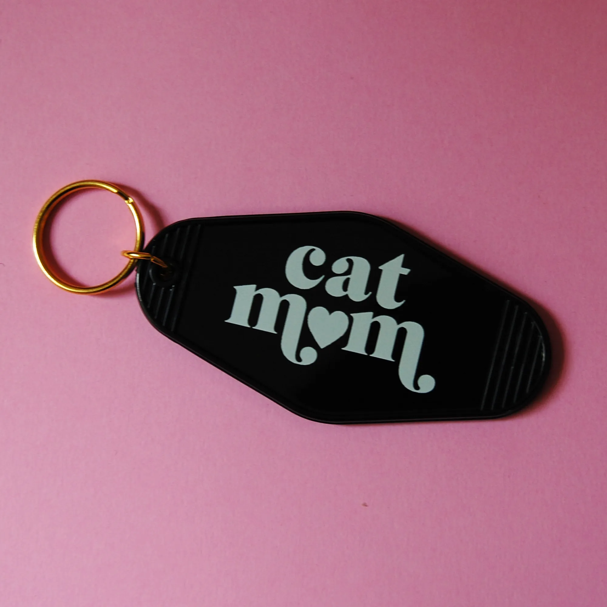 Cat Mom Keychain
