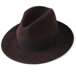 Classic Wool Felt Fedora Hat