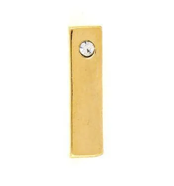 ClaudiaG 1 Stone Bar Charm