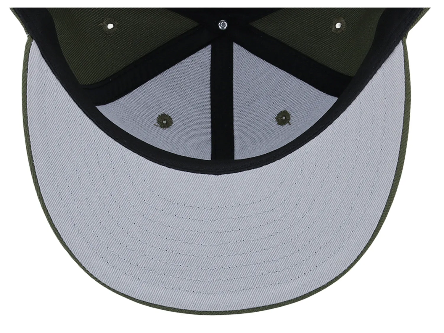 Crowns By Lids Dime Snapback Cap - Olive
