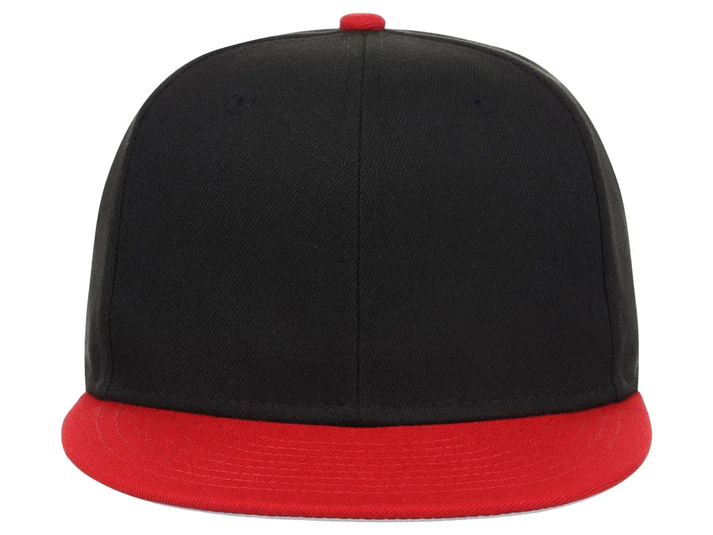 Crowns By Lids Full Court Fitted Cap - Black/Red