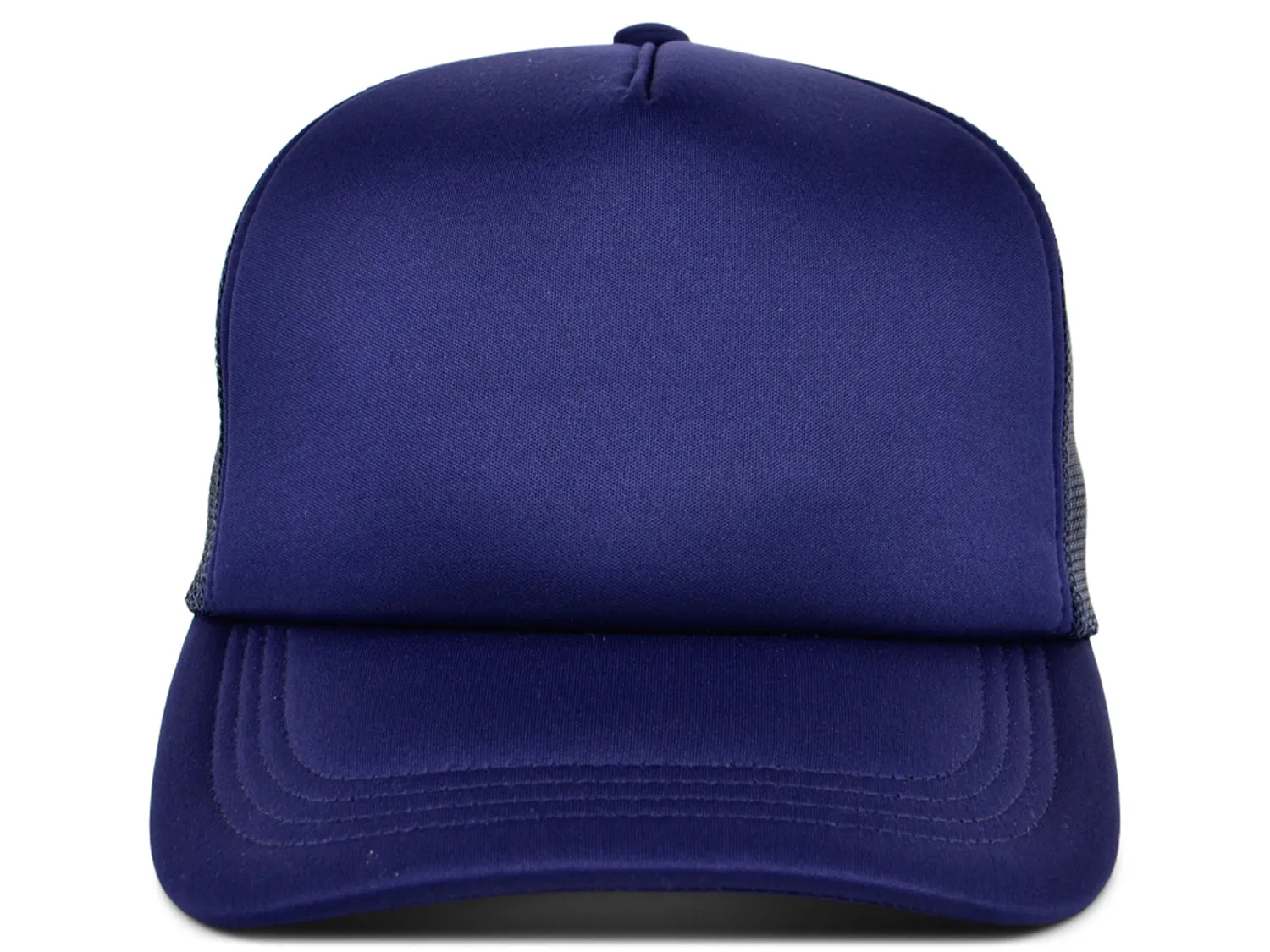 Crowns By Lids Screen Foam Trucker Cap - Navy/Navy