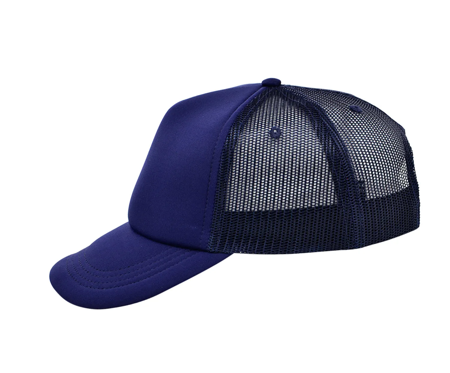 Crowns By Lids Screen Foam Trucker Cap - Navy/Navy