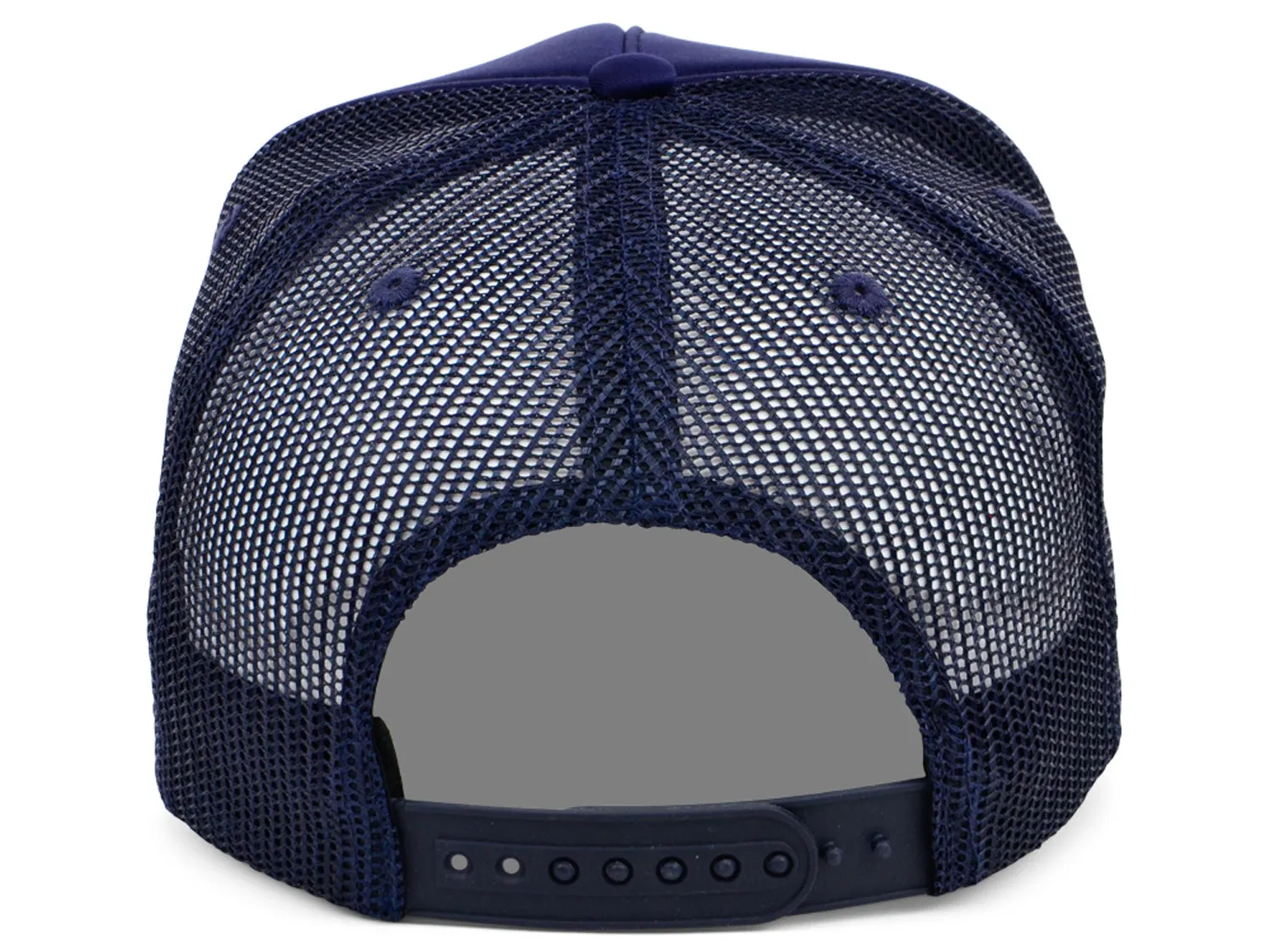 Crowns By Lids Screen Foam Trucker Cap - Navy/Navy