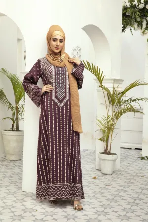 DE20-03 Printed Stitched Fustaan  1PC