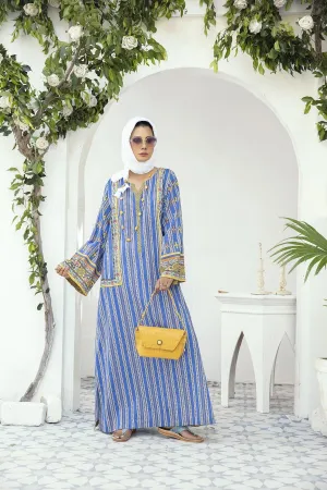 DE20-04 Printed Stitched Fustaan  1PC