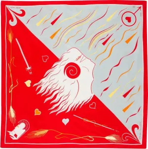 EXCLUSIVE - Custom Silk Scarves of the Zodiac, Aries