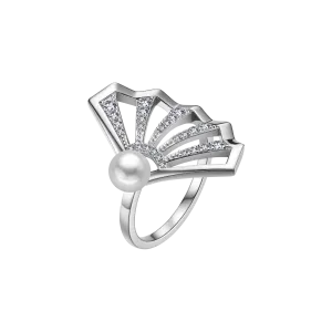 Folding Fan Statement Ring