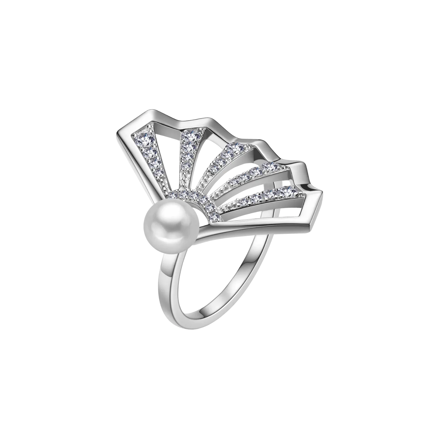 Folding Fan Statement Ring