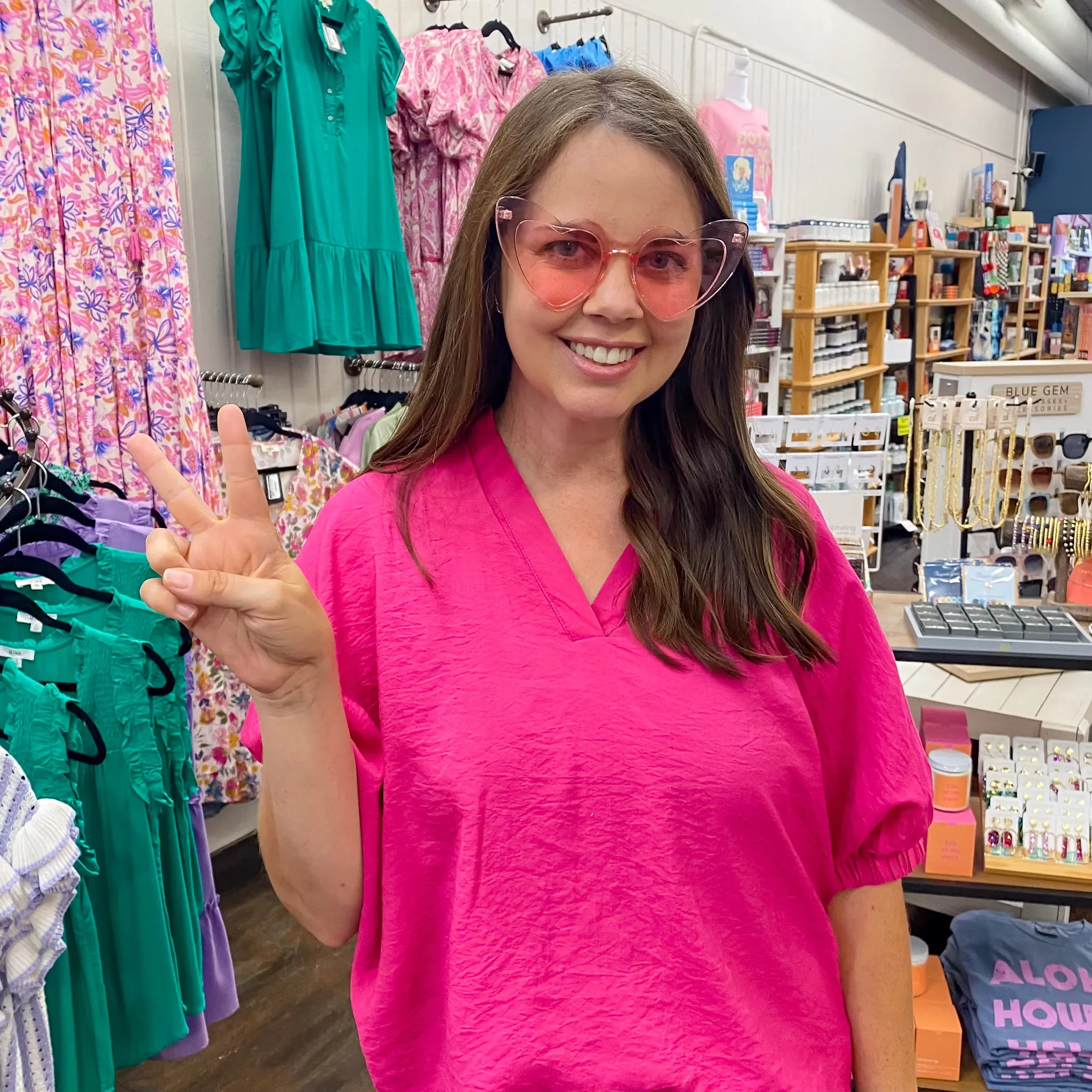 Heart Pink Bach Party Sunglasses Set by XO Fetti