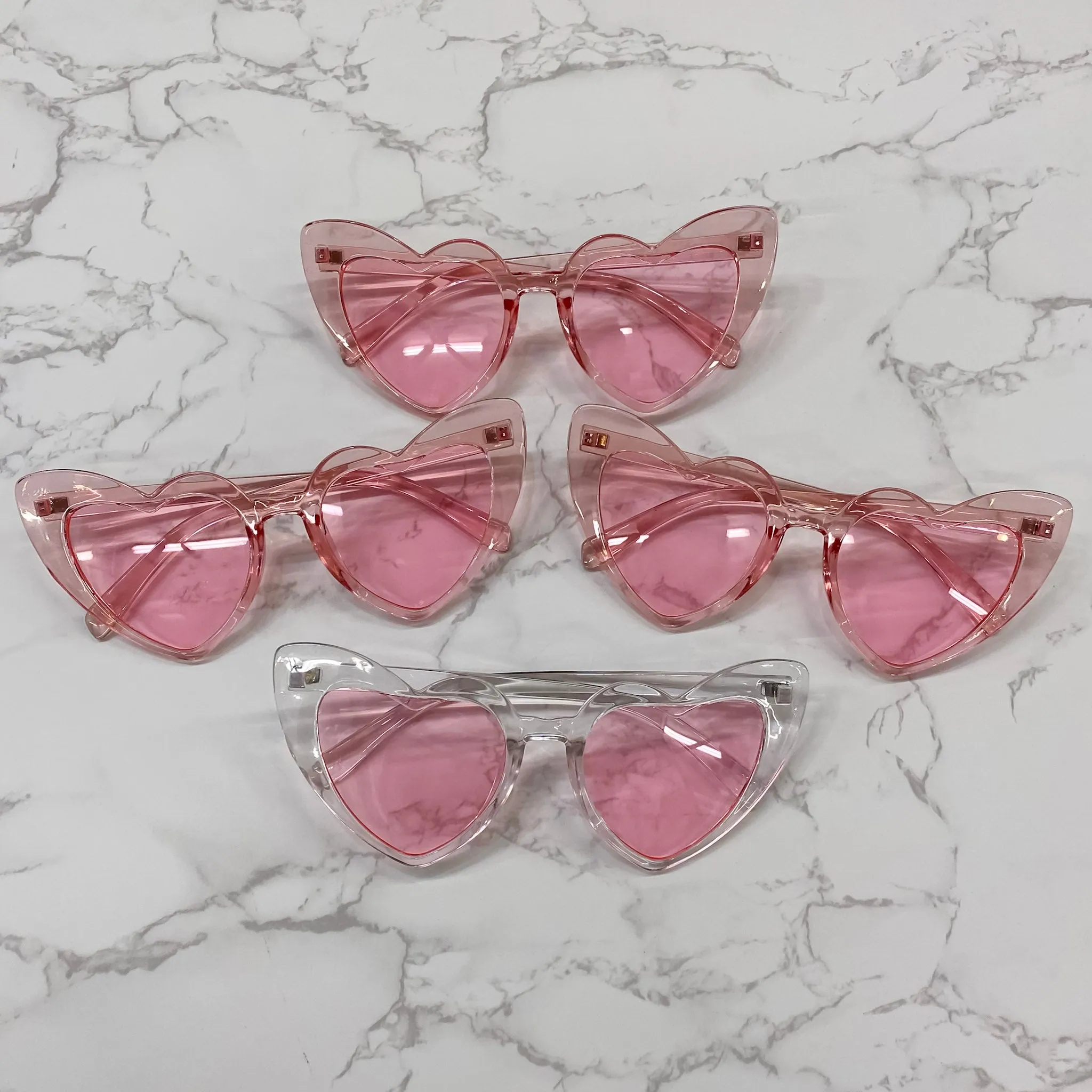 Heart Pink Bach Party Sunglasses Set by XO Fetti