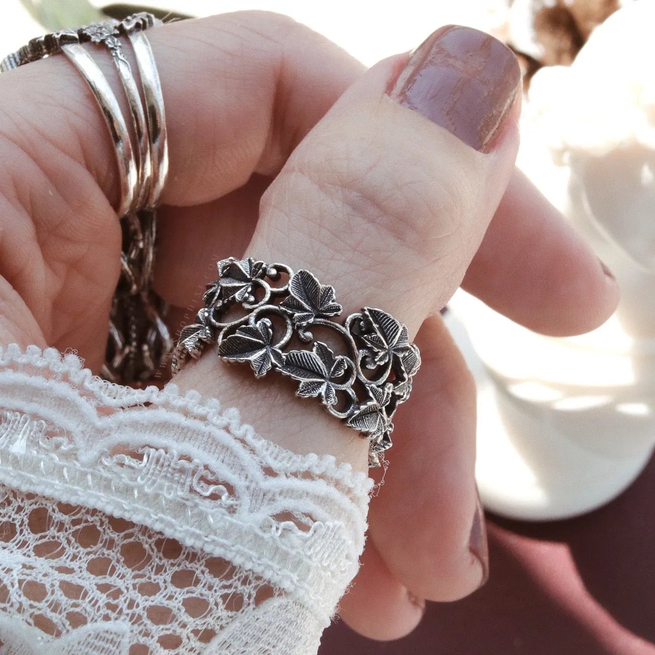 Hedera Wreath Ring