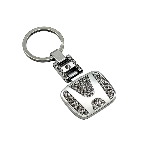Honda Logo Keychain Diamond Style Keyring