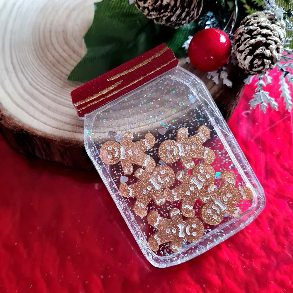 Jar Of Gingers Brooch by Cherryloco Jewellery