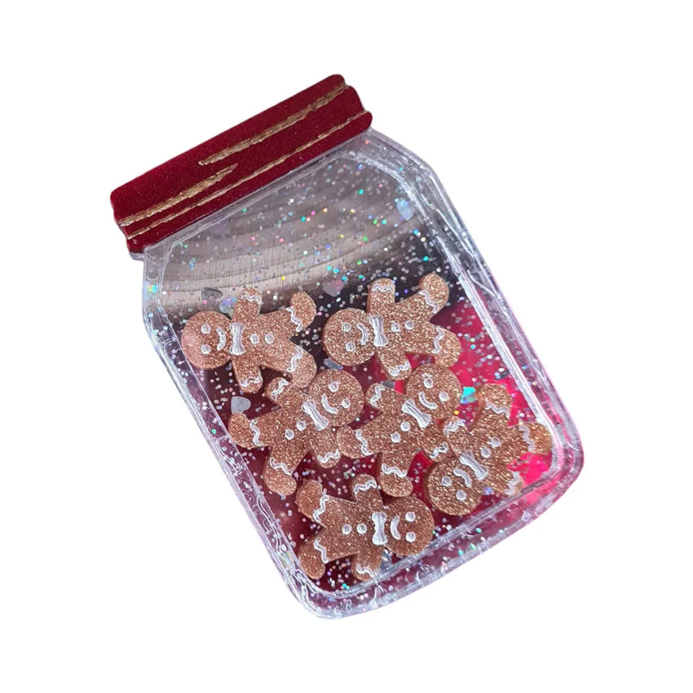 Jar Of Gingers Brooch by Cherryloco Jewellery