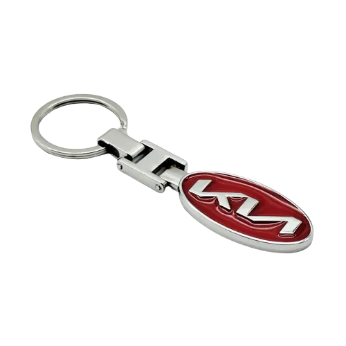 KIA Logo Keychain Keyring - Red