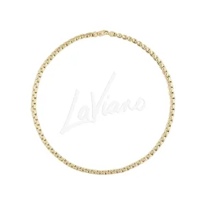 LaViano Fashion 14K Yellow Gold Chain Necklace