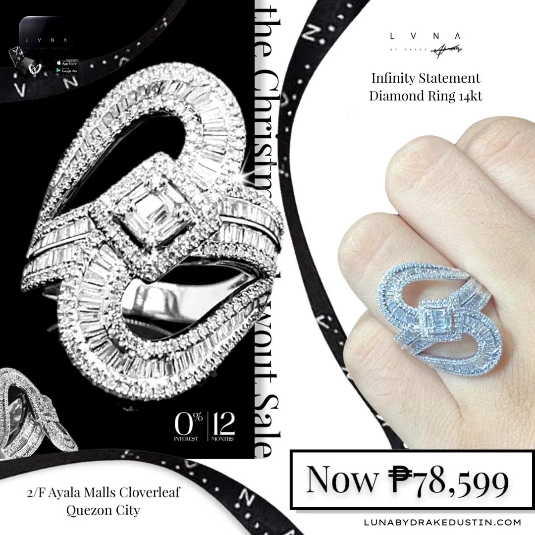 #LVNA2024 | Infinity Statement Diamond Ring 14kt