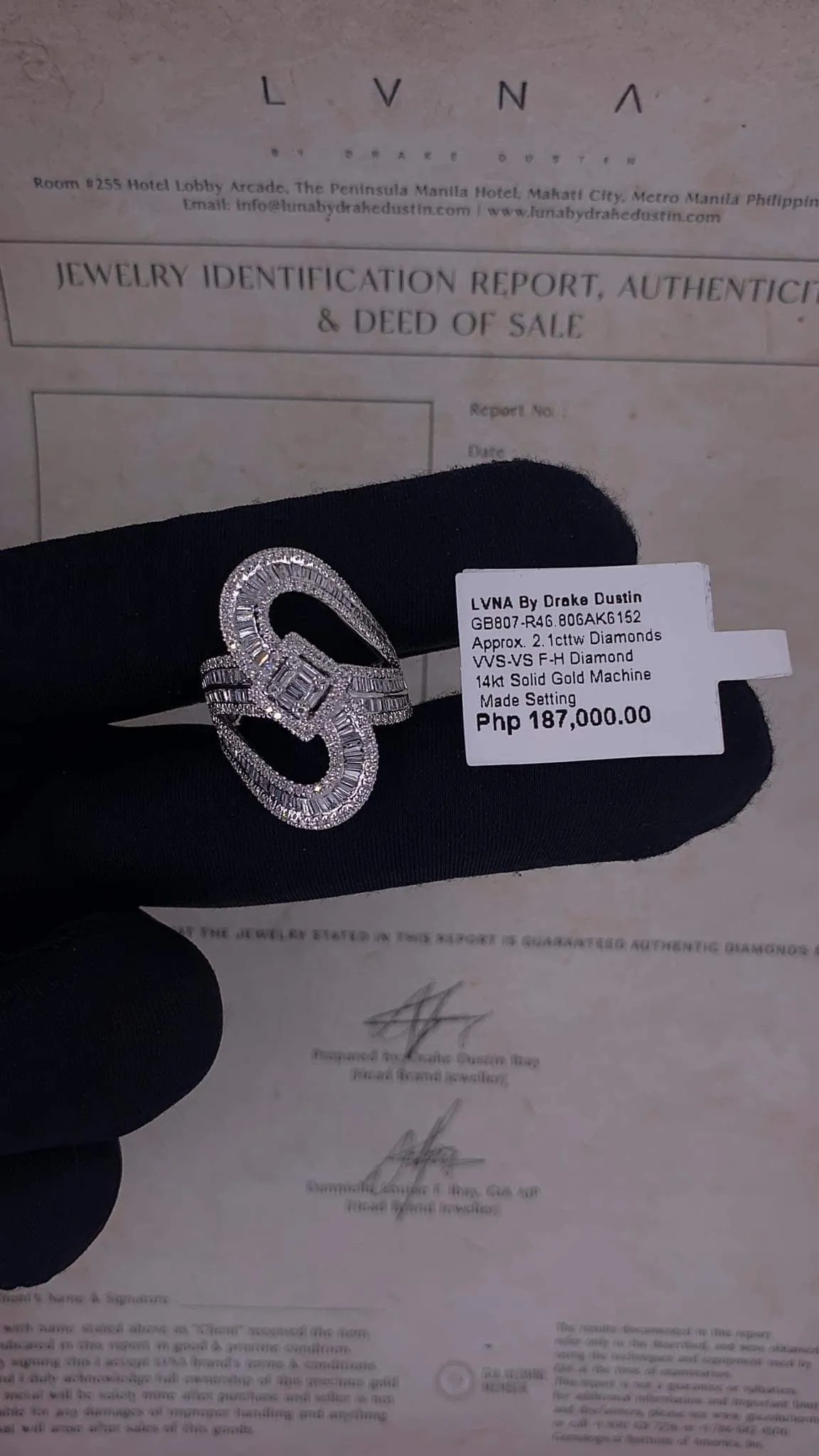 #LVNA2024 | Infinity Statement Diamond Ring 14kt