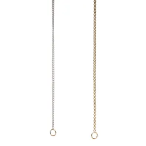 Marla Aaron Mixed Up Half & Half Chain - Silver/14k Yellow Gold