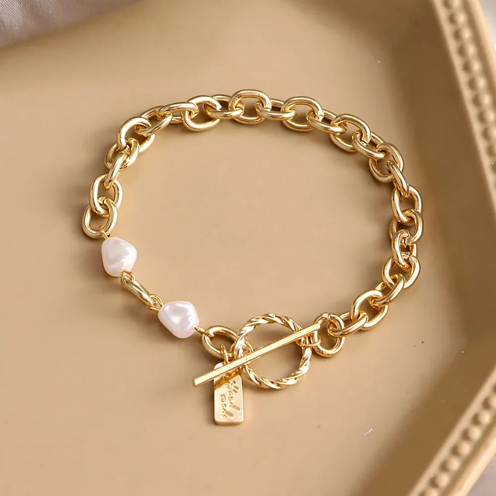 MAYTRENDS  -  Bohemian Bracelets for Women Fashion Multilayer Beaded Chain Bracelets Set Charm Bracelet Bangles Jewelry Punk