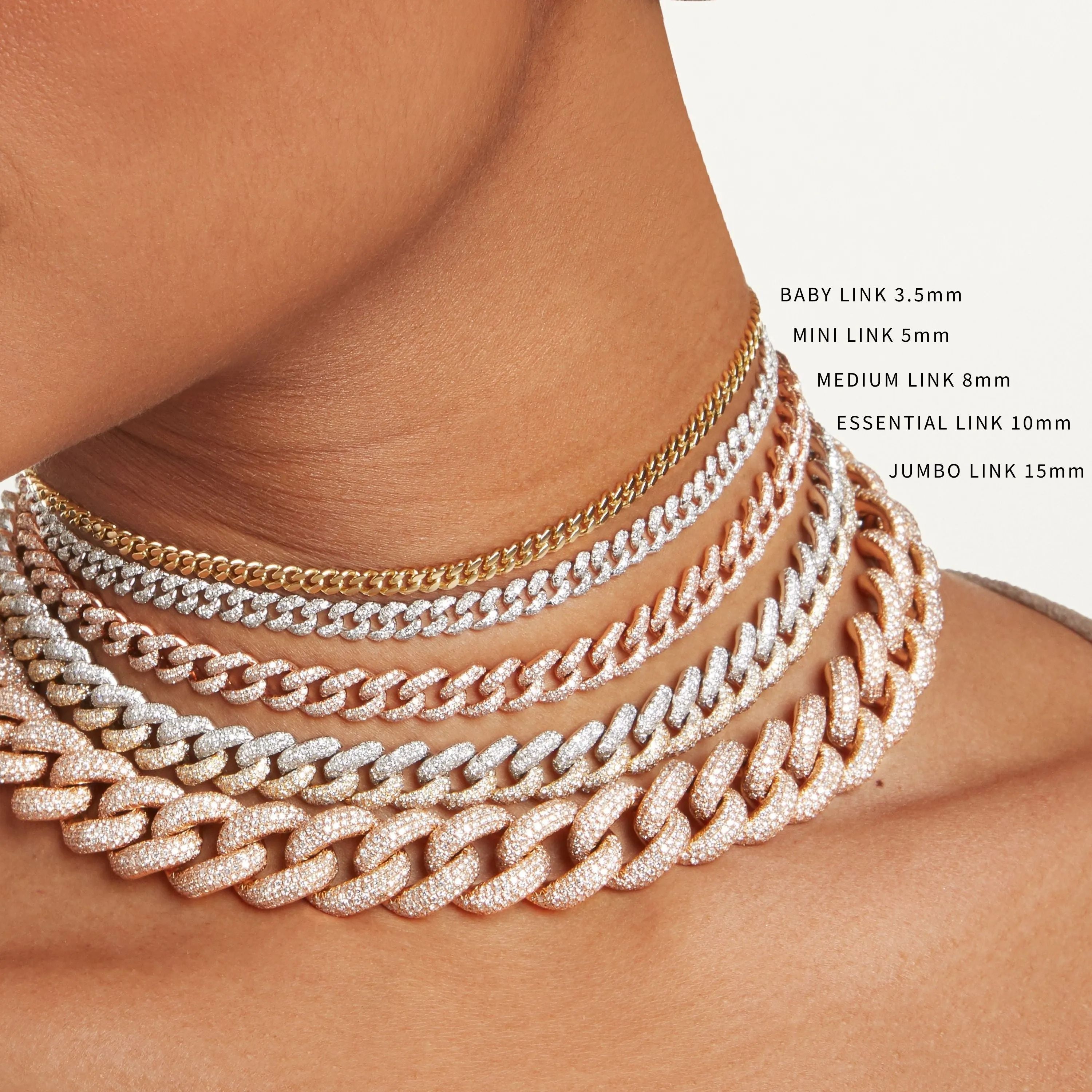 MEN'S DIAMOND MEGA LINK NECKLACE
