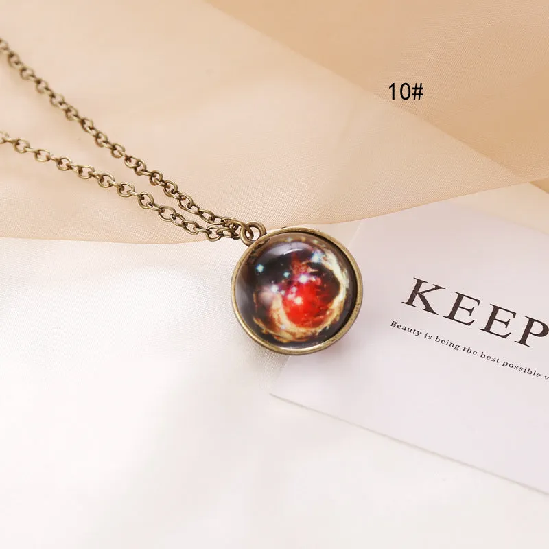 Minimalist Cactus Zodiac Sign Alloy Electroplating Necklaces