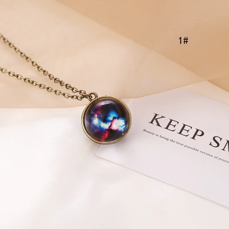 Minimalist Cactus Zodiac Sign Alloy Electroplating Necklaces