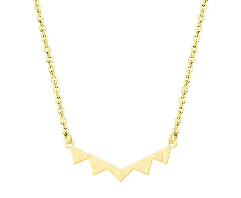 Minimalist Triangle Pendant Necklace