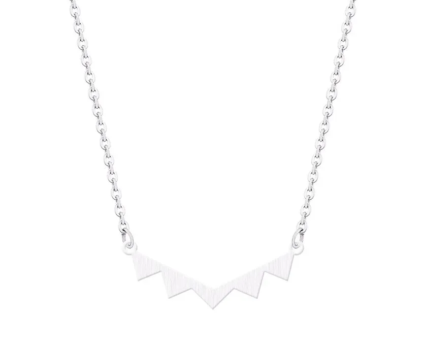 Minimalist Triangle Pendant Necklace