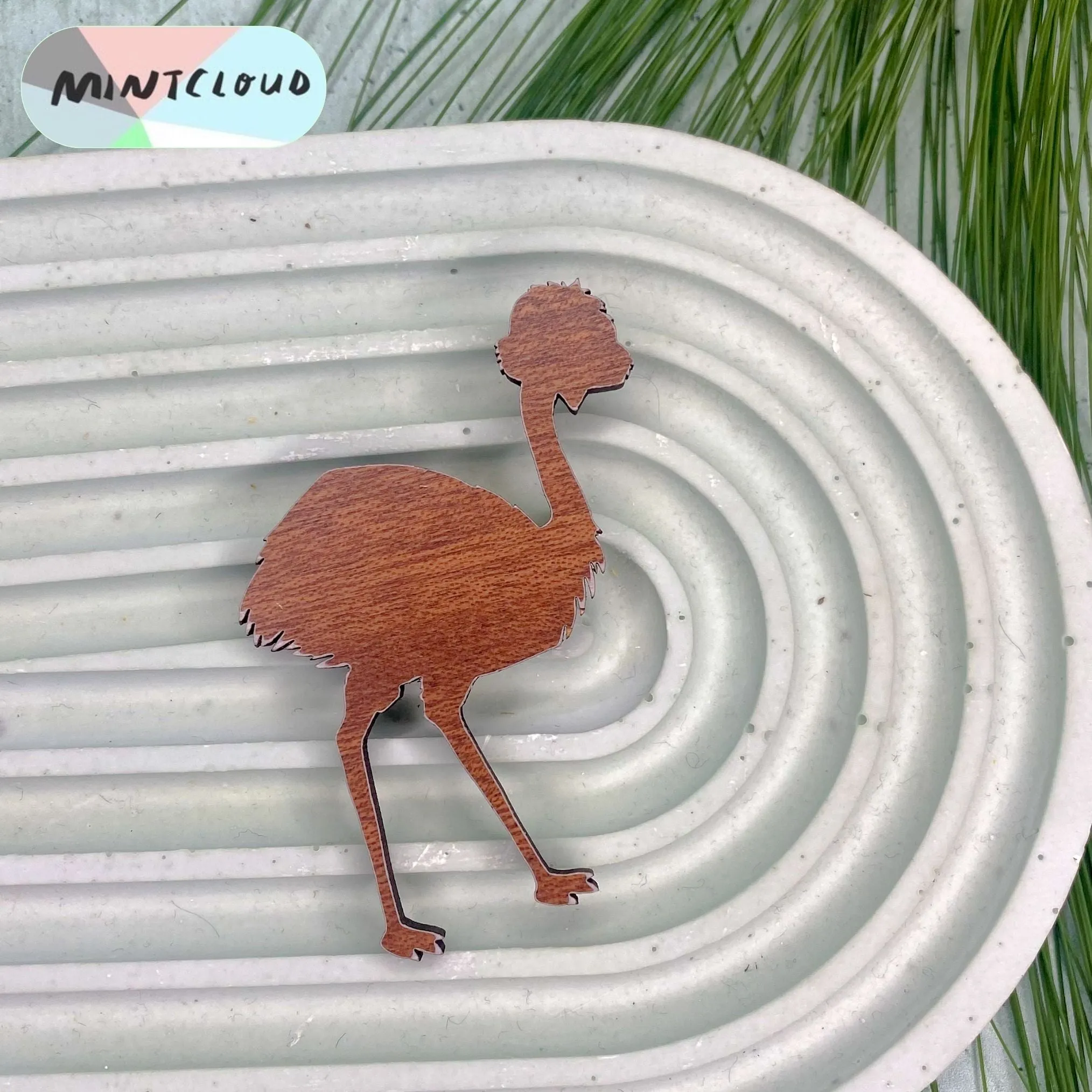 Mintcloud Brooch - Emu