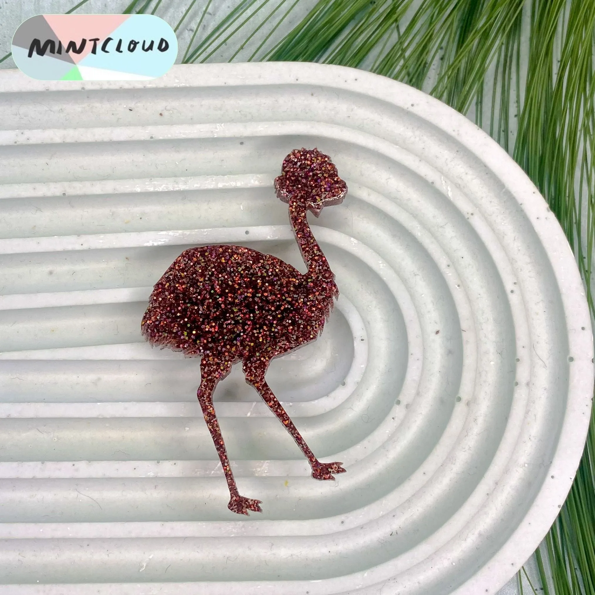 Mintcloud Brooch - Emu