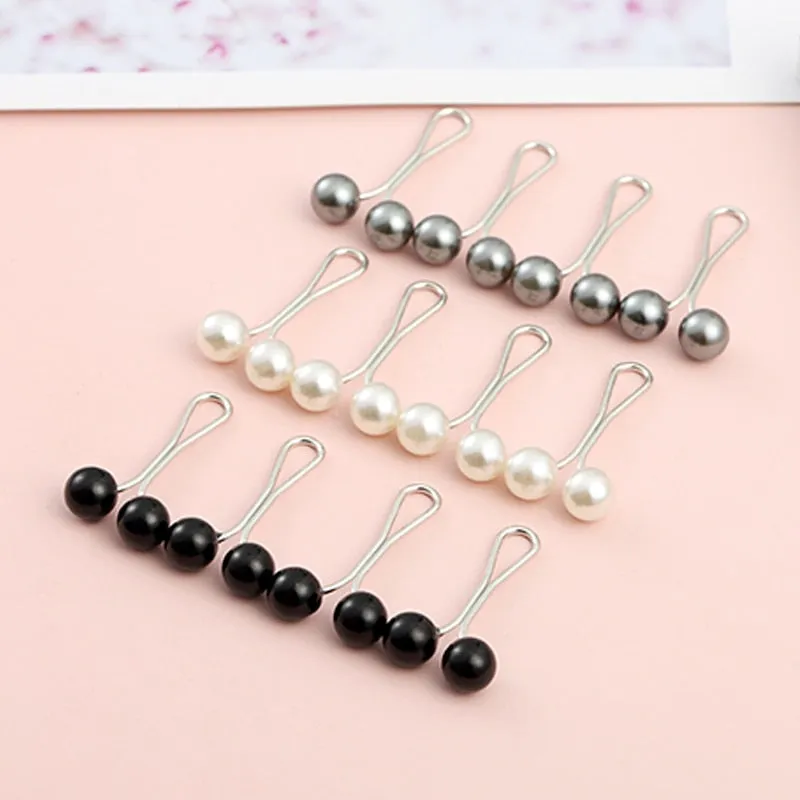 Multicolor Headscarf  Pearl Pins Clips Pins Hijab Scarf Clips Muslim Arab Shawl Islamic Accessories Women Jewelry