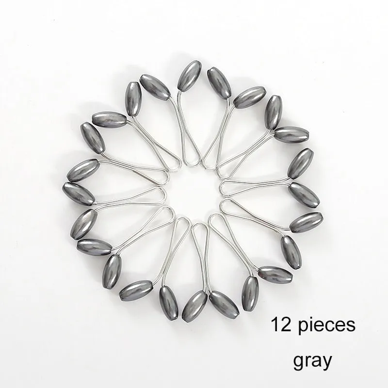 Multicolor Headscarf  Pearl Pins Clips Pins Hijab Scarf Clips Muslim Arab Shawl Islamic Accessories Women Jewelry