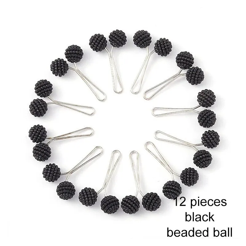 Multicolor Headscarf  Pearl Pins Clips Pins Hijab Scarf Clips Muslim Arab Shawl Islamic Accessories Women Jewelry