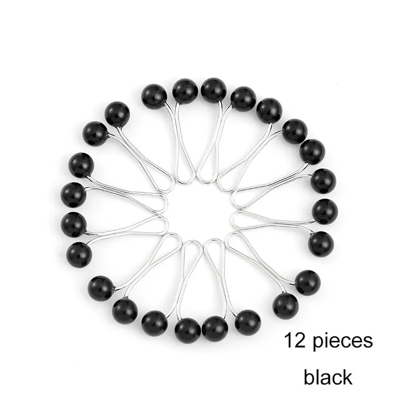 Multicolor Headscarf  Pearl Pins Clips Pins Hijab Scarf Clips Muslim Arab Shawl Islamic Accessories Women Jewelry
